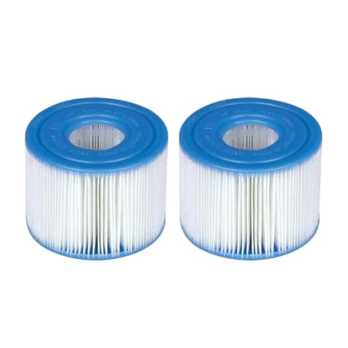 Filter Typ S1, Kompatibel Mit Intex PureSpa, Kompatibel Mit Aufblasbaren Whirlpool- Und Spa-Modellen 29001E, Schwimmbadfilter(2pcs) von GORZAQFOR