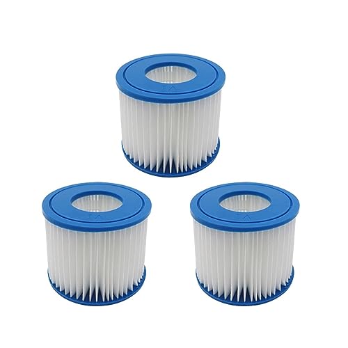 Pool-Filterkartusche, Kompatibel Mit Flowclear Lay-Z-Spa, Ersatz-Staubsaugerfilterzubehör(3pcs) von GORZAQFOR