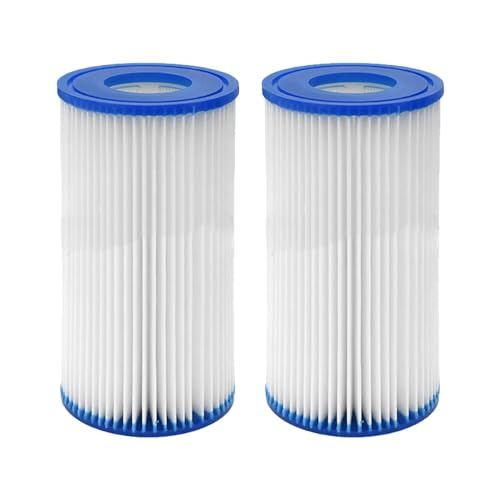 SCHWIMMBAD-Filter, Kompatibel For Intex, 29002 11X20 CM, Pumpe Filter Patrone Pool Filter Staubsauger For Pools(2pcs) von GORZAQFOR