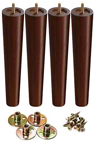 GOSCHE Holz M枚belbeine 30cm Holz Stuhl Tischbeine 4er Set Braun Moderner Stil M枚belf眉脽e f眉r Bett Schrank Couch Schrank Sessel Familie DIY Sofa Beine GOSCHE Holz M枚belbeine 30cm Holz Stuhl Tischbeine 4er Set Braun Moderner Stil M枚belf眉脽e f眉r Bett Schrank Couch Schrank Sessel Familie DIY Sofa Beine von GOSCHE