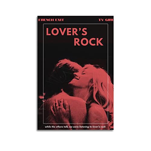 GOSER French Exit Tv Girl Lovers Rock Poster Dekorative Malerei Leinwand Wandkunst Wohnzimmer Poster Schlafzimmer Malerei,Wandkunst Bilddruck Moderne Familienzimmer Dekor 08x12inch(20x30cm) von GOSER