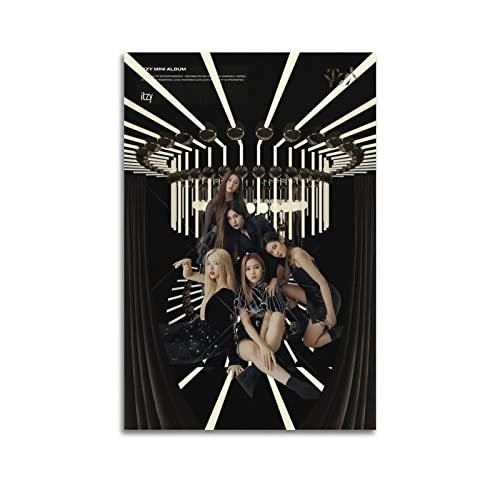 Itzy Girl Singer Group Poster Dekorative Malerei Leinwand Wandkunst Wohnzimmer Poster Schlafzimmer Malerei,Wandkunst Bilddruck Moderne Familienzimmer Dekor 08x12inch(20x30cm) von GOSER