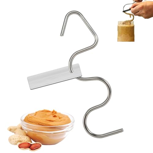 GOSHIES Erdnussbutterrührer Nussbutterrührer Mixer Gadgets Rührwerkzeug mit Schaber Marmeladenrührer für Butter und Marmelade von GOSHIES