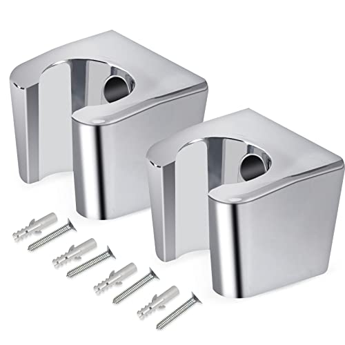 Handbrause Halterung Duschkopfhalterung mit Schrauben Duschstange Duschhalterung Brausehalter für Handbrause oder Duschkopf Für Badezimmer 2 Stück von GOSHIES