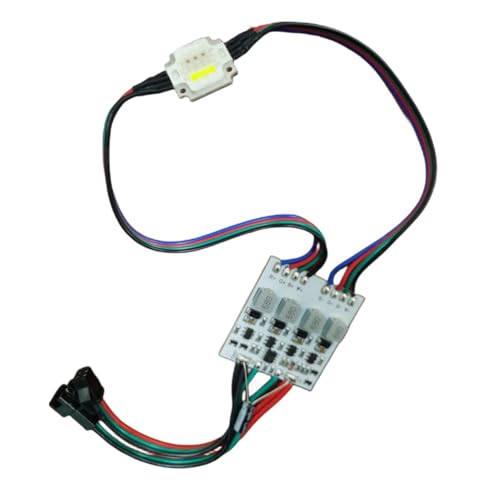 GOSIA Leistungsstarkes LED-Modul UCS2904 12 W RGBW, Eingang DC 12 V, digitales RGBW-LED-Licht für Projektoren (A) von GOSIA