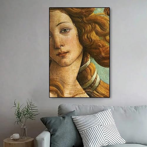 Modernes Wandkunst-Poster im Renaissance-Stil „Die Geburt der Venus“, HD-Leinwanddruck, für die Dekoration des Wohnzimmers zu Hause (70 x 100 cm) von GOSRD