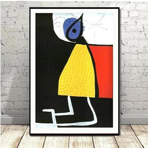 Nordischer Surrealismus, minimalistischer Wandkunstdruck, Leinwandgemälde, Poster für Wohnzimmer, moderne Heimdekoration (60 x 85 cm) von GOSRD