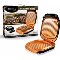 Elektrogrill Gotham Steel Venteo™ - Elektrogrill mit einer Fettauffangschale - Schwarz - Erwachsene von GOTHAM STEEL