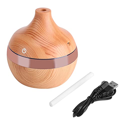 300 ml Diffuser USB Holzfarbe Vernebler Raumbefeuchter Mini Quiet Luftbefeuchter Öle Diffusor mit 7 Farben LED für Schlafzimmer, Wohnzimmer, Büro, Spa 300 ml Diffuser USB Holzfarbe Vernebler Raumbefeuchter Mini Quiet Luftbefeuchter Öle Diffusor mit 7 Farben LED für Schlafzimmer, Wohnzimmer, Büro, Spa von GOTOTOP