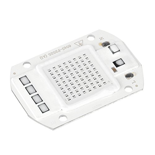 50W LED COB Chip Licht, AC220V Licht COB Chip Quelle für LED Flutlicht Lampe Spotlight DIY Grow Light(Blau) von GOTOTOP