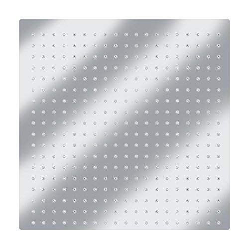 Duschkopf aus Edelstahl, 50x50cm Kopfbrause Regenbrause Regendusche Brausekopf Duschkopf Silber von GOTOTOP