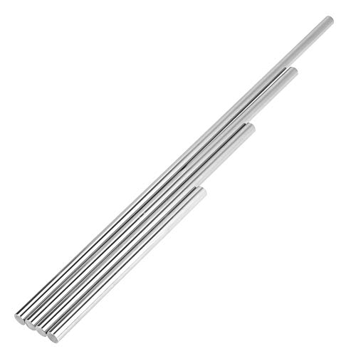 Edelstahl Rundstab Bar, 10mm x 200/300/400/500 mm Linearschiene Optische Achse Gerade Rundstange für Linearbewegungen, automatische Maschinen, Spritzgussmaschinen(200 mm) von GOTOTOP