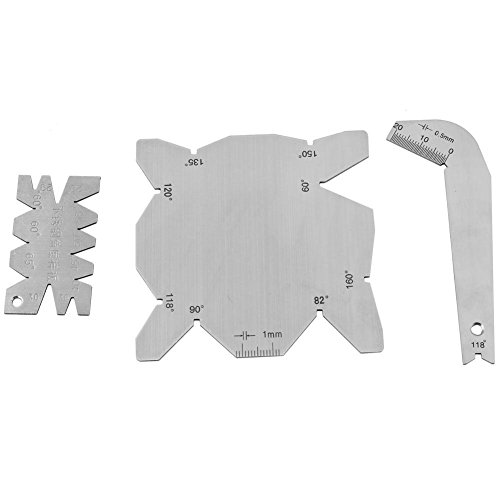 GOTOTOP 3 Stück/Set Bohrer Winkelmesser Dirll Schärfer Winkel Messlehre Hand Messwerkzeuge S/S Winkelmessgerät GOTOTOP 3 Stück/Set Bohrer Winkelmesser Dirll Schärfer Winkel Messlehre Hand Messwerkzeuge S/S Winkelmessgerät von GOTOTOP