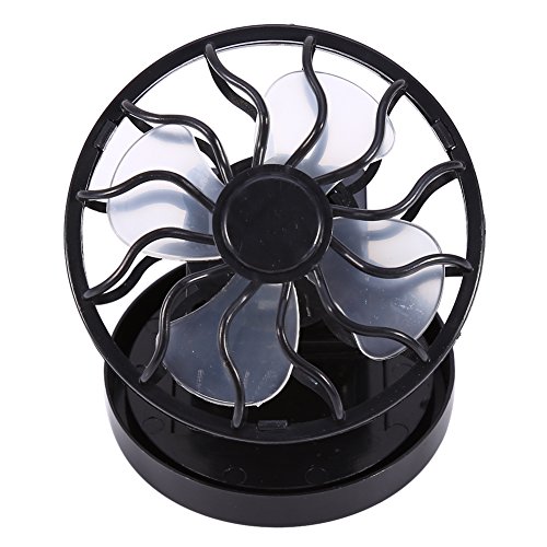 GOTOTOP Elektrische Mini-Clip-on Solar-Ventilator Klimaanlage Kühler Kühler Portable Solar-Panel Mini Fan Reisen Camping Wandern Strand im Freien Kühlung von GOTOTOP