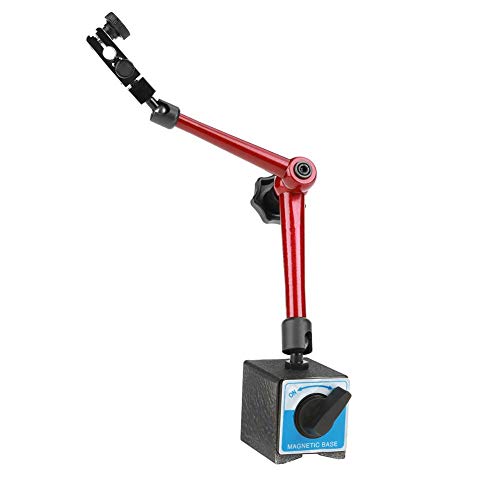Magnet Messstativ, Einstellbare Universal Magnetstativ Magnetfuß Halter Zentralklemmung 350mm für Dial Test Indicator, 60x50x55mm von GOTOTOP