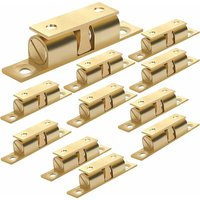 10er-Pack Schranktürschlösser, Kugelspannschloss, Kugelschnäpper aus massivem Messing, einstellbare Spannung, RV-Schrankschlösser und -riegel für von GOTRAYS