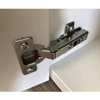 Gotrays - 15er-Set Scharniere mit sanftem Verschluss für Besta, Fritids, Stuva (Ikea) mit 30 Scharnieren von GOTRAYS