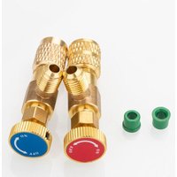 Gotrays - 2 Stück Kältemittelregelventil, R410A R22 Sicherheitsventil, Kältemittelsicherheitsventil, für R22/R410 Anschlussadapter, Gotrays - 2 Stück Kältemittelregelventil, R410A R22 Sicherheitsventil, Kältemittelsicherheitsventil, für R22/R410 Anschlussadapter, von GOTRAYS