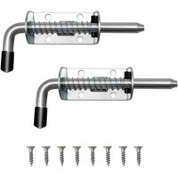 Gotrays - 2er-Pack Schlösser, Bavoe Professional Feder-Verriegelungsstift aus Edelstahl von GOTRAYS