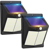 2er-Pack Solarleuchten für den Außenbereich mit Bewegungsmelder – 3 Modi, wasserdichte Solarleuchten, kabellose Sicherheits-Wandleuchte für den Garten 2er-Pack Solarleuchten für den Außenbereich mit Bewegungsmelder – 3 Modi, wasserdichte Solarleuchten, kabellose Sicherheits-Wandleuchte für den Garten von GOTRAYS