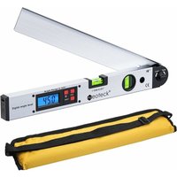 Gotrays - 400 mm/16 Zoll 0–225 ° Digitales Goniometer Digitales horizontales Winkellineal LCD-Hintergrundbeleuchtung Horizontaler Winkelmesser von GOTRAYS