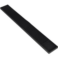 Gotrays - Abtropfmatte für Teller, 60x8x1 cm, schwarz, rutschfeste Abtropfmatte mit wasserdichter Schicht von GOTRAYS