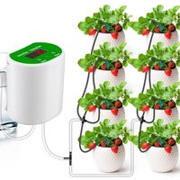 Gotrays - Automatisches Tropfbewässerungssystem mit Timer-Controller, Gartenpflanze, Selbstbewässerungsset von GOTRAYS