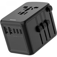 Der universelle Reiseadapter bietet einen 5,8-A-3 x 3,0-A-USB-C-Anschluss, einen 2 x 2,4-A-USB-A-Anschluss und mehrere AC-Steckdosen, einen von GOTRAYS