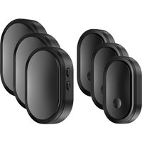 Gotrays - Intelligente LED-Türklingel für Zuhause mit 3 Klingeln und 3 Tasten, Schwarz von GOTRAYS