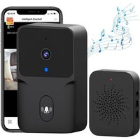 Kabellose Türklingel mit Kamera, kabellose Türklingel für den Außenbereich, unterstützt Videoanrufe, Talk-Talk-Variable, Bilderfassung, Nachtsicht Kabellose Türklingel mit Kamera, kabellose Türklingel für den Außenbereich, unterstützt Videoanrufe, Talk-Talk-Variable, Bilderfassung, Nachtsicht von GOTRAYS