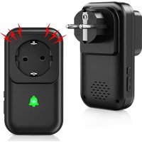 Stromausfallalarm mit LED-Anzeige, Stromausfalldetektor mit 5 einstellbaren Stufen, 0 bis 110 dB, 7 Töne, ideal zur Kühlschranküberwachung von GOTRAYS