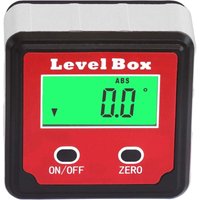 Gotrays - Wasserdichter digitaler LCD-Winkel-Neigungsmesser Winkelbox Kegelbox Wasserwaage Winkelbox Eingebaute Magnete von GOTRAYS