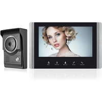 Kabelgebundene wasserdichte Video-Gegensprechanlage Türklingel IR-Kamera-Monitor Türtelefon 110-240 V EU-Stecker Visuelle Gegensprechanlage Türklingel von GOTRAYS