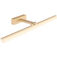 LED Wandleuchte, Aluminium Acryl Badezimmerspiegel Frontleuchte Badezimmer Schminkspiegel Wandleuchte Badezimmerspiegel Frontleuchte-9W 40cm-Gold von GOTRAYS