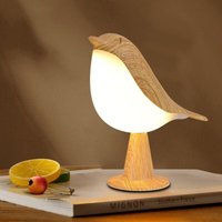 Niedliche Vogel-Tischlampe – Nachttischlampe für Kinder – Umgebungslicht – LED-Schreibtischlampe mit Touch-Steuerung für Büro, Wohnzimmer, von GOTRAYS