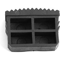 Rutschfeste Leiter-Gummifüße, Ersatz-Stufenfüße, Fußpolster, Matte, Sicherheitssohle, Schwarz, 2 Stück von GOTRAYS