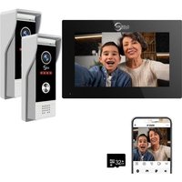 Gotrays - tuya 1080P-Video-Türklingel mit 7-Zoll-Touchscreen-Video-Gegensprechanlage, unterstützt automatische Aufnahme, Infrarot-Nachtsicht, Gotrays - tuya 1080P-Video-Türklingel mit 7-Zoll-Touchscreen-Video-Gegensprechanlage, unterstützt automatische Aufnahme, Infrarot-Nachtsicht, von GOTRAYS