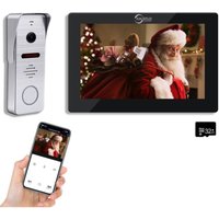 Gotrays - Video-Türklingel mit 1080P-Kamera – Automatische Aufnahme – Infrarot-Nachtsicht – 160°-Weitwinkelobjektiv – PIR-Bewegungserkennung – von GOTRAYS
