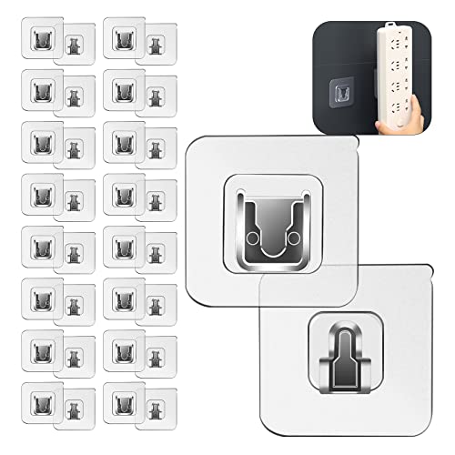 GOTRUST Doppelseitige Selbstklebende Wandhaken, 16 Paar Transparente PVC Haken, Ohne Bohren, Max. 10kg Tragfähigkeit, Ideal für Bad, Küche & mehr GOTRUST Doppelseitige Selbstklebende Wandhaken, 16 Paar Transparente PVC Haken, Ohne Bohren, Max. 10kg Tragfähigkeit, Ideal für Bad, Küche & mehr von GOTRUST