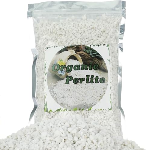 Bio-Perlite für Pflanzen, Bodenverbesserung für verbesserte Drainage und Wachstum, ideal für Blumenerde (1L) von GOTVUGE