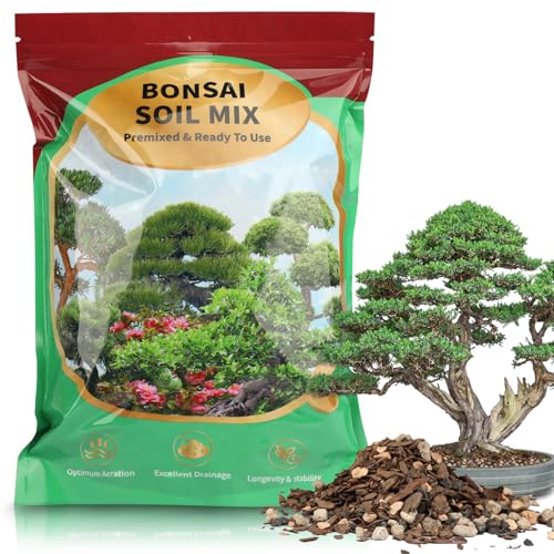 GOTVUGE Bonsai-Erde-Mischung 1L, gebrauchsfertige Aussaaterde für Bonsaibäume und Zimmerpflanzen, bestehend aus Akadama, Lavagestein, Bims, Rinde GOTVUGE Bonsai-Erde-Mischung 1L, gebrauchsfertige Aussaaterde für Bonsaibäume und Zimmerpflanzen, bestehend aus Akadama, Lavagestein, Bims, Rinde von GOTVUGE