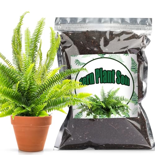 GOTVUGE Erde-Mischung für Farne, individuell handgemischte Mischung geeignet für drinnen/draußen in Töpfen gepflanzte Farnpflanzen. (10L) von GOTVUGE