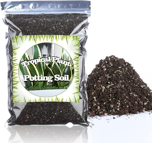 Hauspflanzen-Blumenerde 1L, angereichert mit Dünger und Perlite, ideal für alle Arten von Zimmerpflanzen und tropischen Pflanzen von GOTVUGE