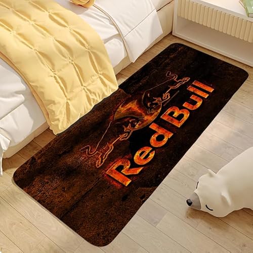 GOUDAQU Badezimmermatte Bull Head Mark Waschbare rutschfeste Küche Laufband Teppiche Wohnzimmer Boden Teppich Anti Rutsch Teppich 90x150cm von GOUDAQU