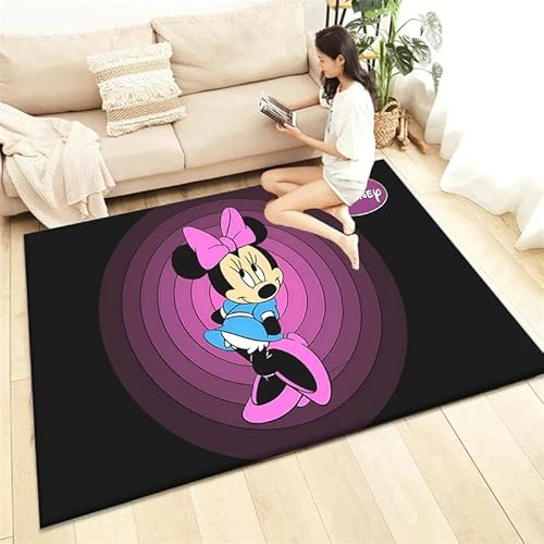 GOUDAQU Cartoon Muster Wohnzimmer Schlafzimmer Dekoration Teppich Picknick Camp Küche Teppich Crawling Teppich Dekoration 90x150cm von GOUDAQU