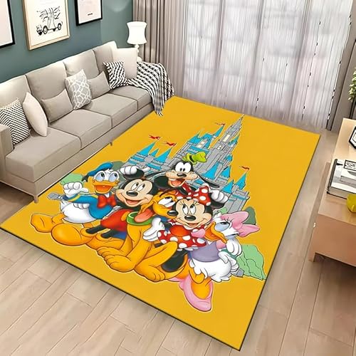 GOUDAQU Cartoon Muster Wohnzimmer Sofa Teppich Badezimmermatte Baby Schlafzimmer Zuhause kreativer Sturz Teppich 120x180cm von GOUDAQU