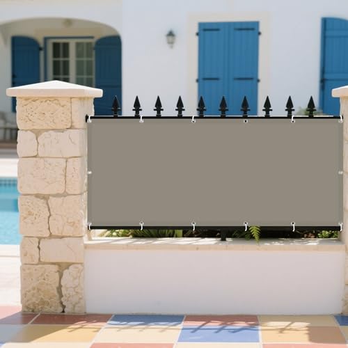 Sonnensegel Wasserdicht Rechteckig 140 x 280 cm Rechteckig Wasserdicht Sonnenschutz Windschutz Garten Schattierungsnetz Vielen Größen mit Spannseilen für Terrasse Camping, Taupe Sonnensegel Wasserdicht Rechteckig 140 x 280 cm Rechteckig Wasserdicht Sonnenschutz Windschutz Garten Schattierungsnetz Vielen Größen mit Spannseilen für Terrasse Camping, Taupe von GOUER