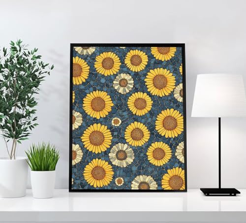 5D Diamond Painting Blume Diamond Painting Erwachsene Sonnenblume Muster DIY Mosaikherstellung Runden Diamant Basteln Bastelset Erwachsene für Schlafzimmer Deko Wohnzimmer, Geschenke 60x80cm 94X-O8 5D Diamond Painting Blume Diamond Painting Erwachsene Sonnenblume Muster DIY Mosaikherstellung Runden Diamant Basteln Bastelset Erwachsene für Schlafzimmer Deko Wohnzimmer, Geschenke 60x80cm 94X-O8 von GOUFEENG