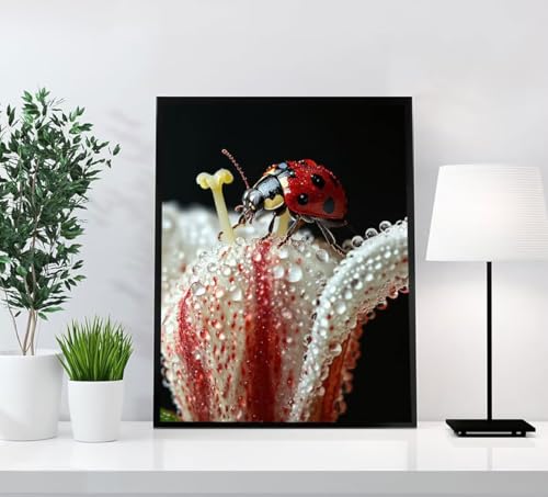5D Diamond Painting Pflanze Diamond Painting Erwachsene Insekt Muster DIY Mosaikherstellung Runden Diamant Basteln Bastelset Erwachsene für Schlafzimmer Deko Wohnzimmer, Geschenke 20x30cm BE5-KY 5D Diamond Painting Pflanze Diamond Painting Erwachsene Insekt Muster DIY Mosaikherstellung Runden Diamant Basteln Bastelset Erwachsene für Schlafzimmer Deko Wohnzimmer, Geschenke 20x30cm BE5-KY von GOUFEENG