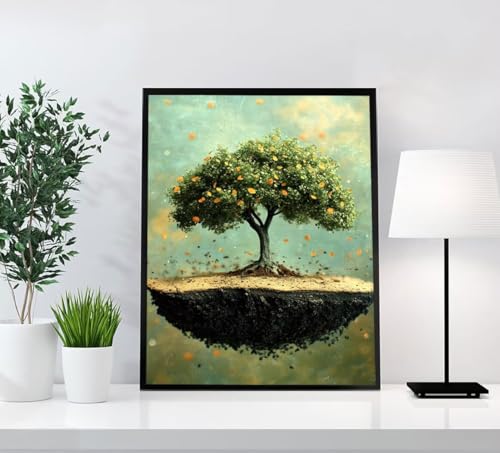 Baum Diamond Painting Erwachsene, 5D Diamant Painting Bilder Abstrakt DIY Runden Steine Mosaikherstellung Basteln Erwachsene Anfänger Kreativ Set für Zimmer Deko Wohnzimmer, Geschenke 60x80cm 97T-O Baum Diamond Painting Erwachsene, 5D Diamant Painting Bilder Abstrakt DIY Runden Steine Mosaikherstellung Basteln Erwachsene Anfänger Kreativ Set für Zimmer Deko Wohnzimmer, Geschenke 60x80cm 97T-O von GOUFEENG